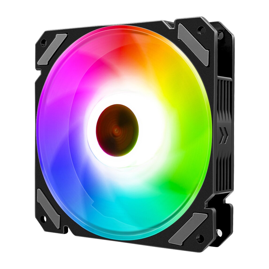 5V Rgb Fan 12Cm Voor Computer Case/Normale Of Music Control Ondersteuning Mobo 5V Aura Sync licht Ritme Stijl