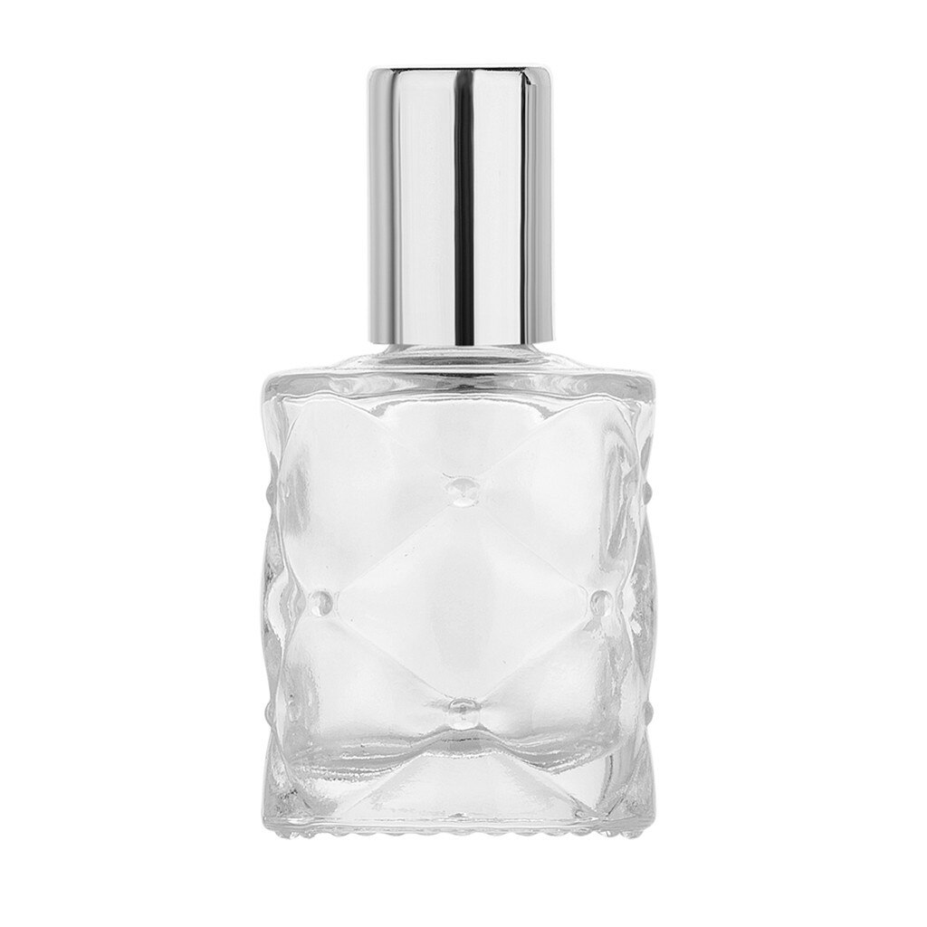 Mini æterisk olie stålrulle glas parfume flasker guld sølv sort rejsende tomme genopfyldelige flasker opbevaringsbeholder  #25: F