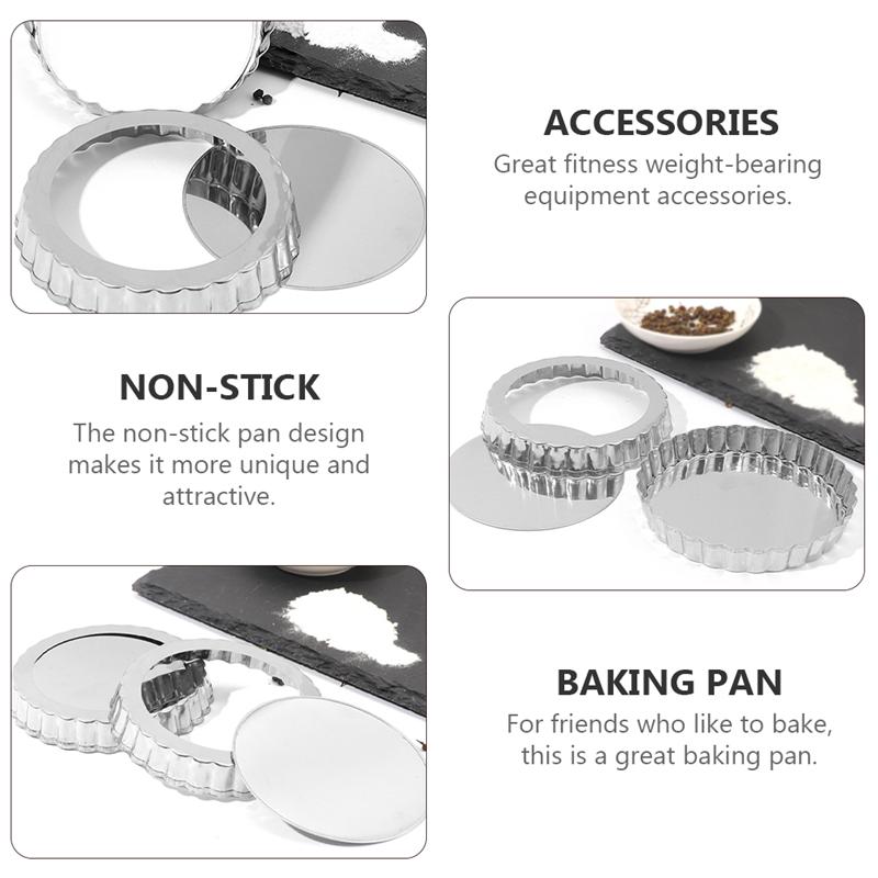 2Pcs Bakvorm Non-stick Bakken Pan Taart Bakplaat Cake Bakken Pan Bakkerij Cake Taart Hoge Temperatuur bakplaat Bakvorm