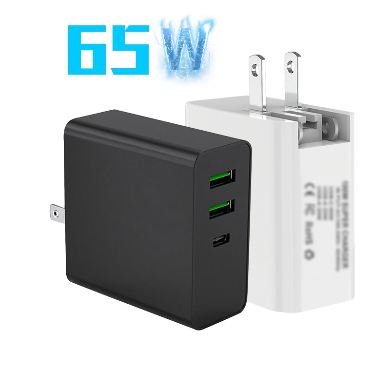 USB Quick Charge 65W USB Charger Fast Wall Charger for Samsung For Huawei For iPhone usb c cable pd charge quick charge