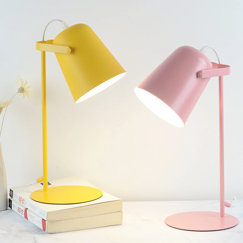 LED Schreibtischlampe Metall nordisch Tischlampe Augenschutz Lesebuch Licht zum Lesen Büro