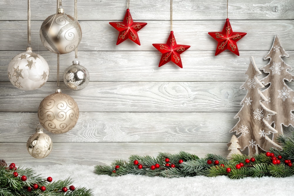 BEIPOTO Christmas Photography Backdrop Xmas Background for Kids family party decor photo studio booth props wood wall shoot B253