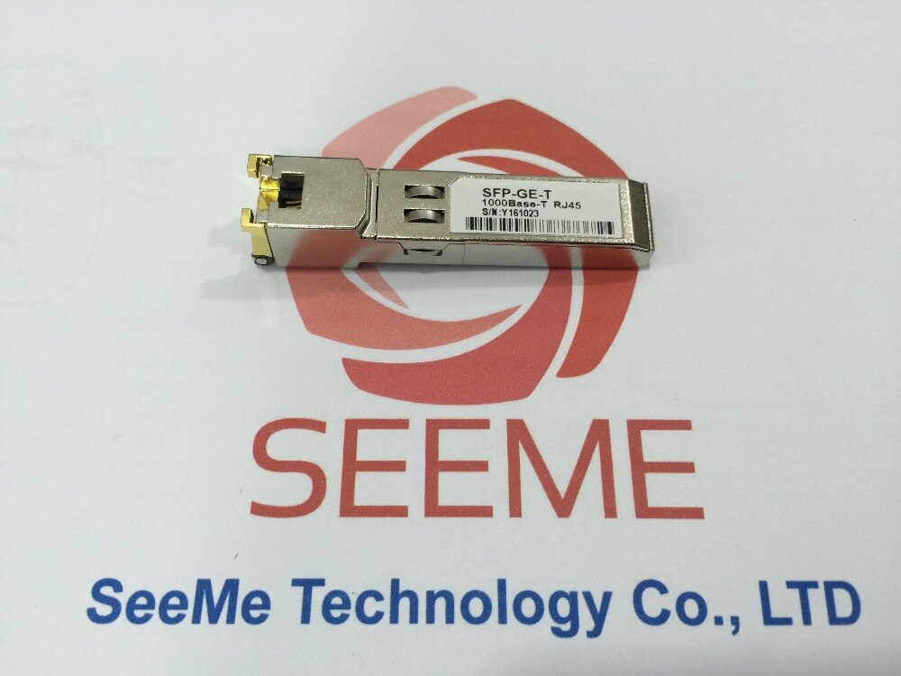 Originele SFP-GE-T 100M 1000Base-T RJ45 Voor H3C Voor Dell Voor Huawei Voor Cisco Switch Compatibel Fiber Optische Transceiver