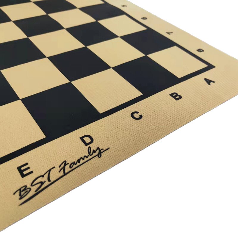 Skakbræt pu læder skakbrikker sætbræt 46*50cm brik 45*50mm foldedammer eller shogi skakbræt  ib4