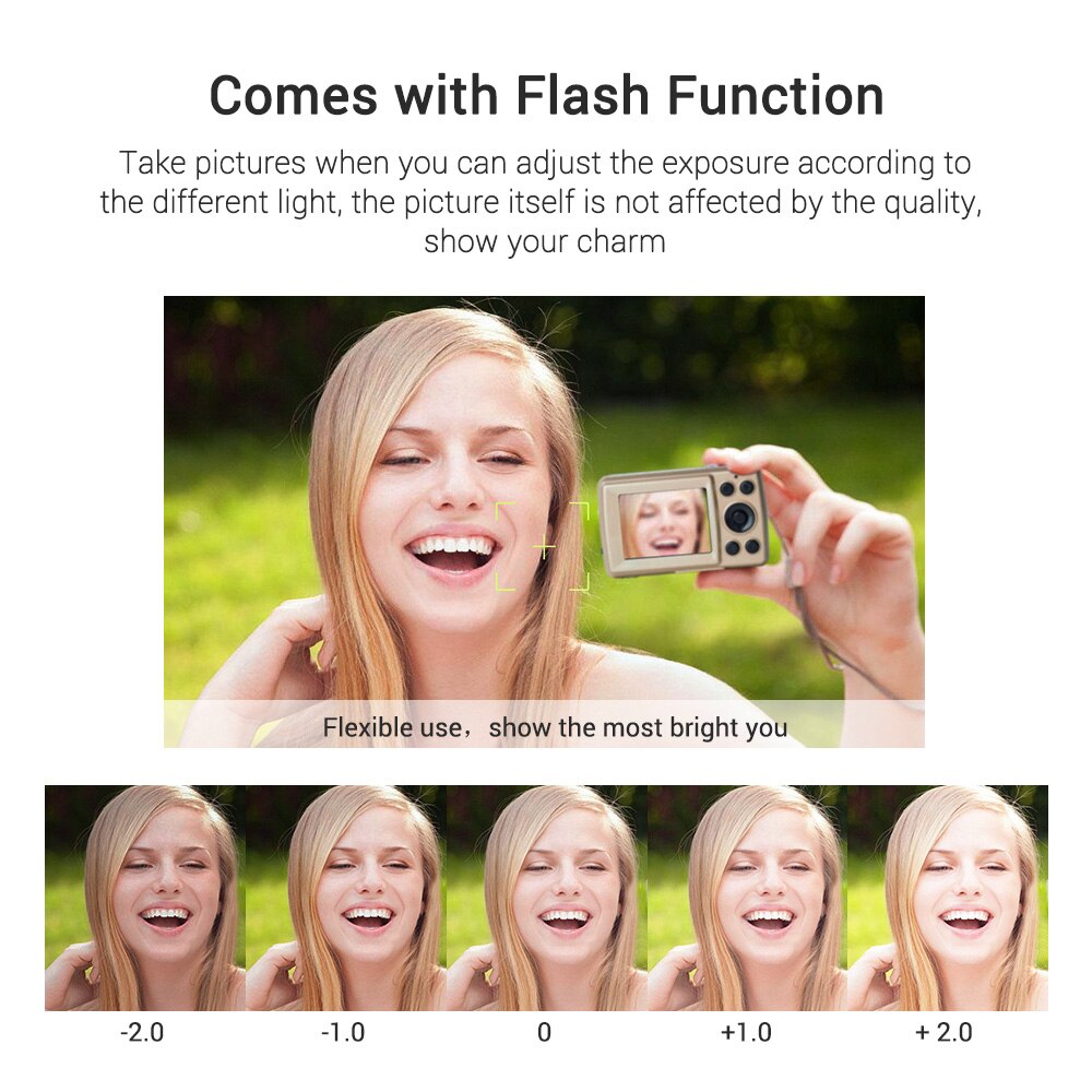 HD 1080P Home Digital Camera Camcorder 16MP Digital SLR Camera 4X Digital Zoom with 1.77 Inch LCD Screen