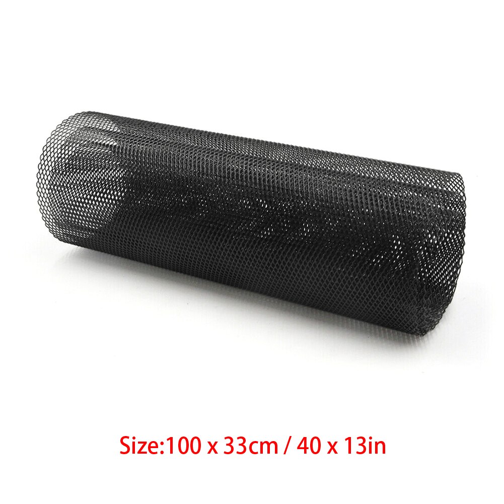 Universal 3*6MM Car Front Bumper Racing Grille Mesh Vent Car Tuning Rhombic Grill Mesh Sheet Metal Alloy Net 100*33cm