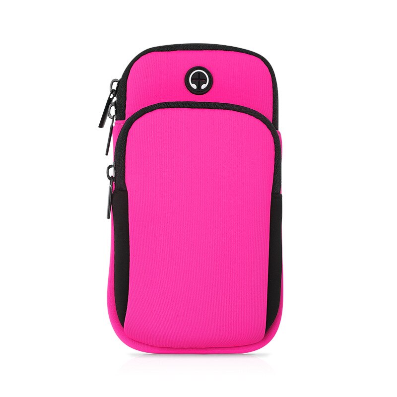 Funda impermeable Universal para correr, brazalete deportivo para el brazo del teléfono móvil, soporte para teléfono inteligente Iphone: Red