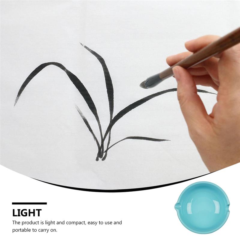 Multifunctional Ink Dish Ink Plate for Chinese Calligraphy and Sumi-e Painting