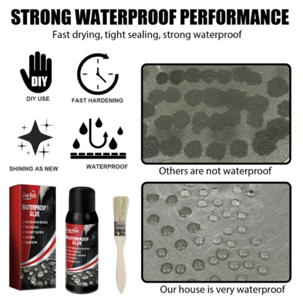 Waterproofing agent leak-proof sealant roof external wall cracks household waterproofing glue plugging repair tools sealant
