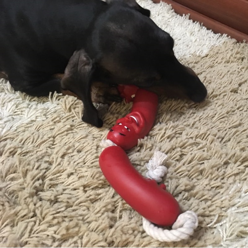 Rope Sausage Toy for Dogs