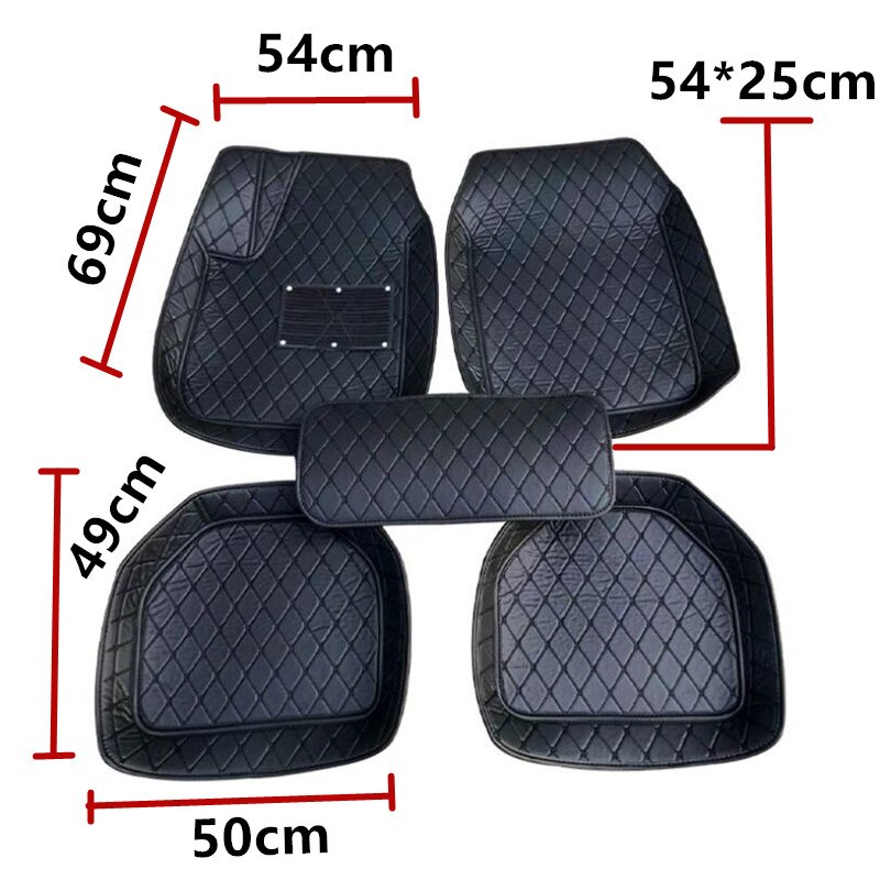 Auto car carpet foot floor mats For volkswangen polo sedan touran 2005 vw passat b5 golf 6 sharan car mats