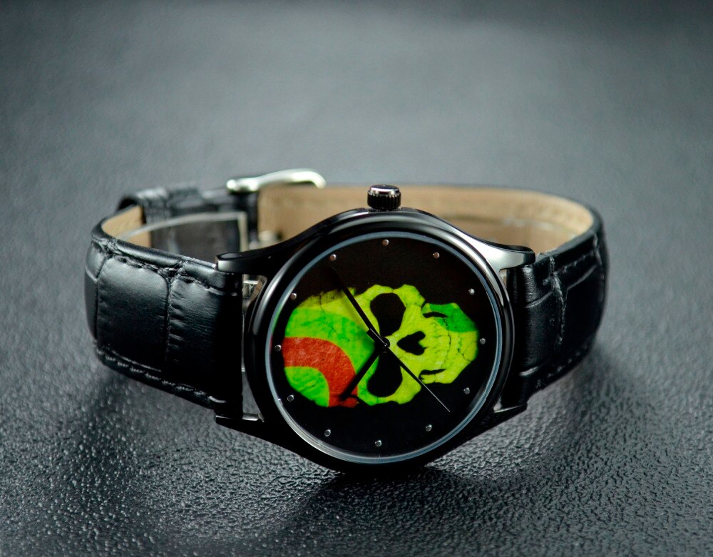 Schedel Horloge Rainbow Unisex Wereldwijd