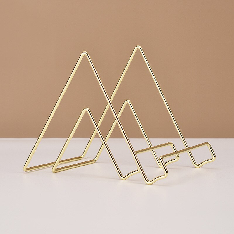 Mobile Holder Golden Tablet Stand For Watching TV, Mobile Phone Stand, Photo Frame stand, magazine stand