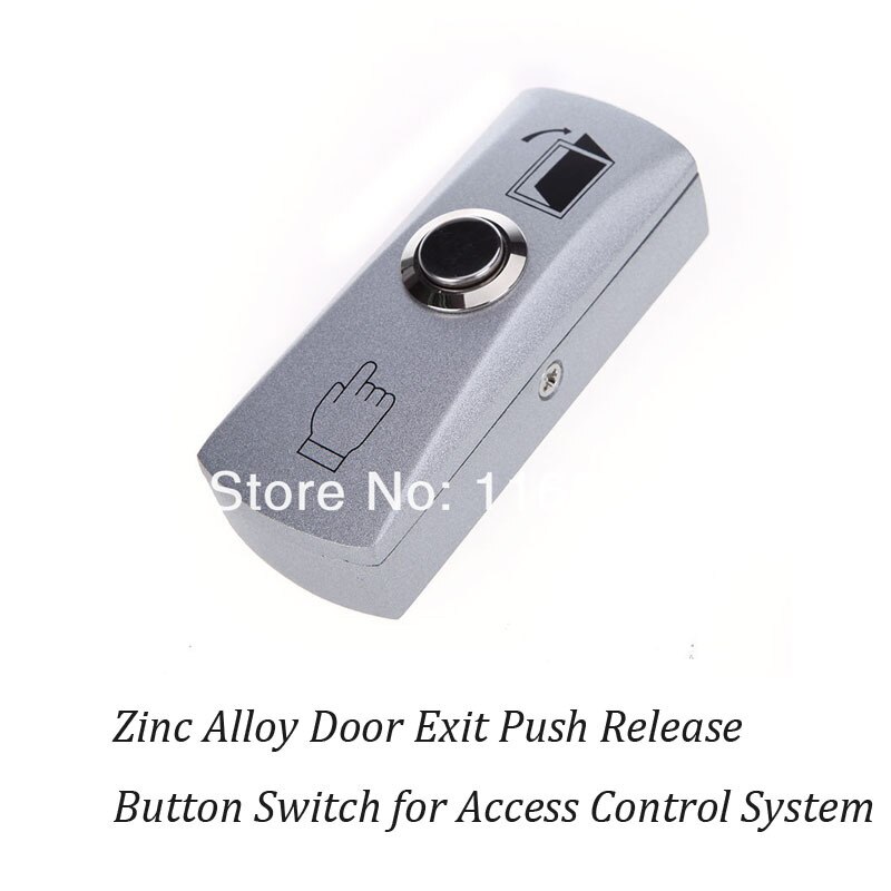 Zinc Alloy Door Exit Push Release Button Switch for Access Control System