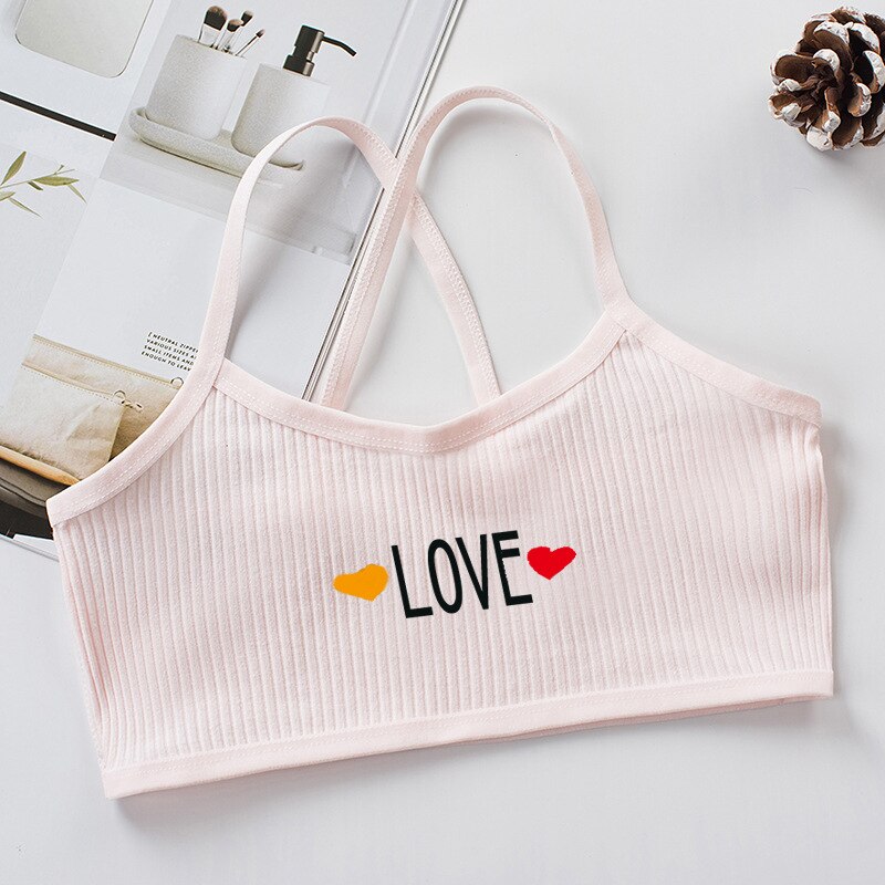 Biustonosz dla bielizna dla dziewcząt topy dla nastolatków bielizna dla dzieci sportowe biustonosze dla dzieci Undies podkoszulek 7-14T nastoletnie dziewczyny odzież