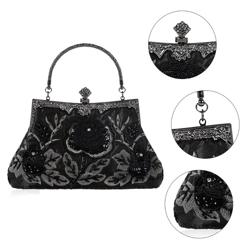 Frame Vrouwen Formele Kralen Avond Portemonnees En Handtassen Bridal Pailletten Clutch Bag Cocktail Party Bag D0LF