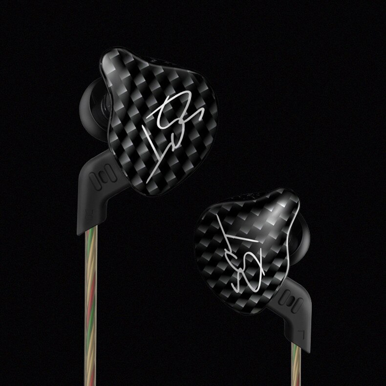 KZ ZSTX/ZST/ZST PRO 1DD+1BA Hybrid In Ear Earphone HIFI Earphone Headset Earbud for KZ ZSN ZSNPRO ZSX ZS10: ZST black no mic