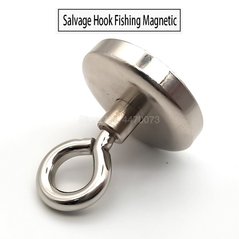 1X Neodymium Magnet Super Strong Powerful Salvage Hook Fishing Magnetic Circular Pot Magnets Imanes Strongest Permanent Deep Sea