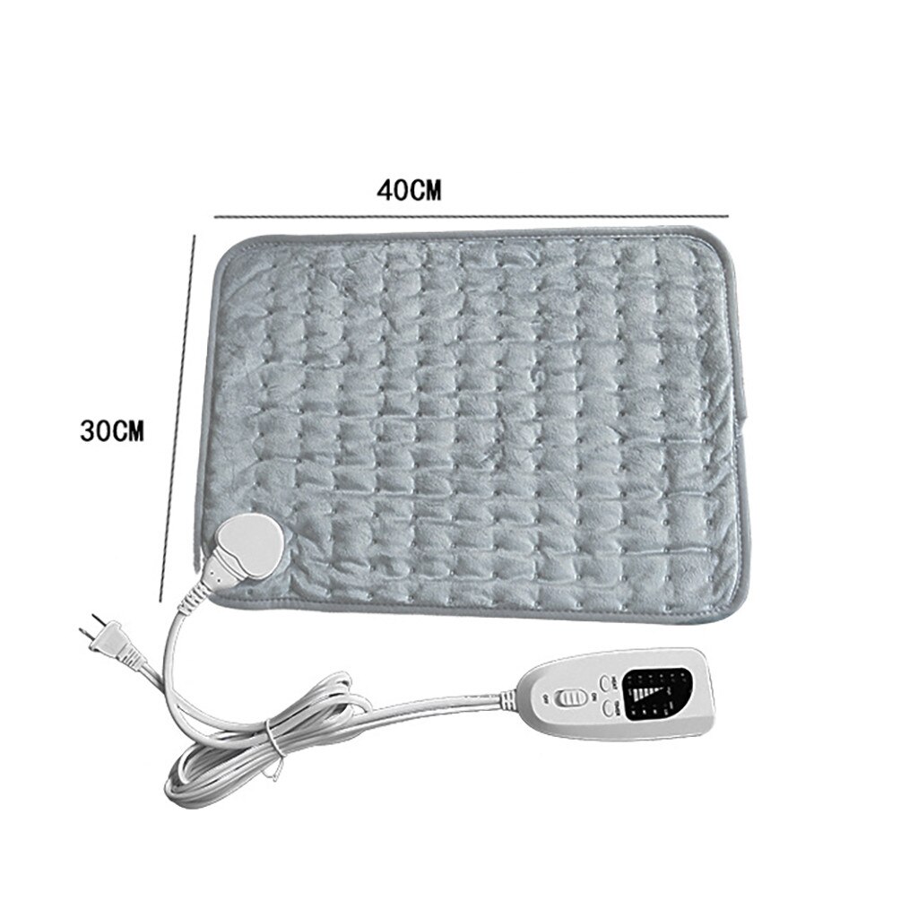 6-level Electric Heating Warming Pad Heat Mat Body Pain Relief 4-timer E3