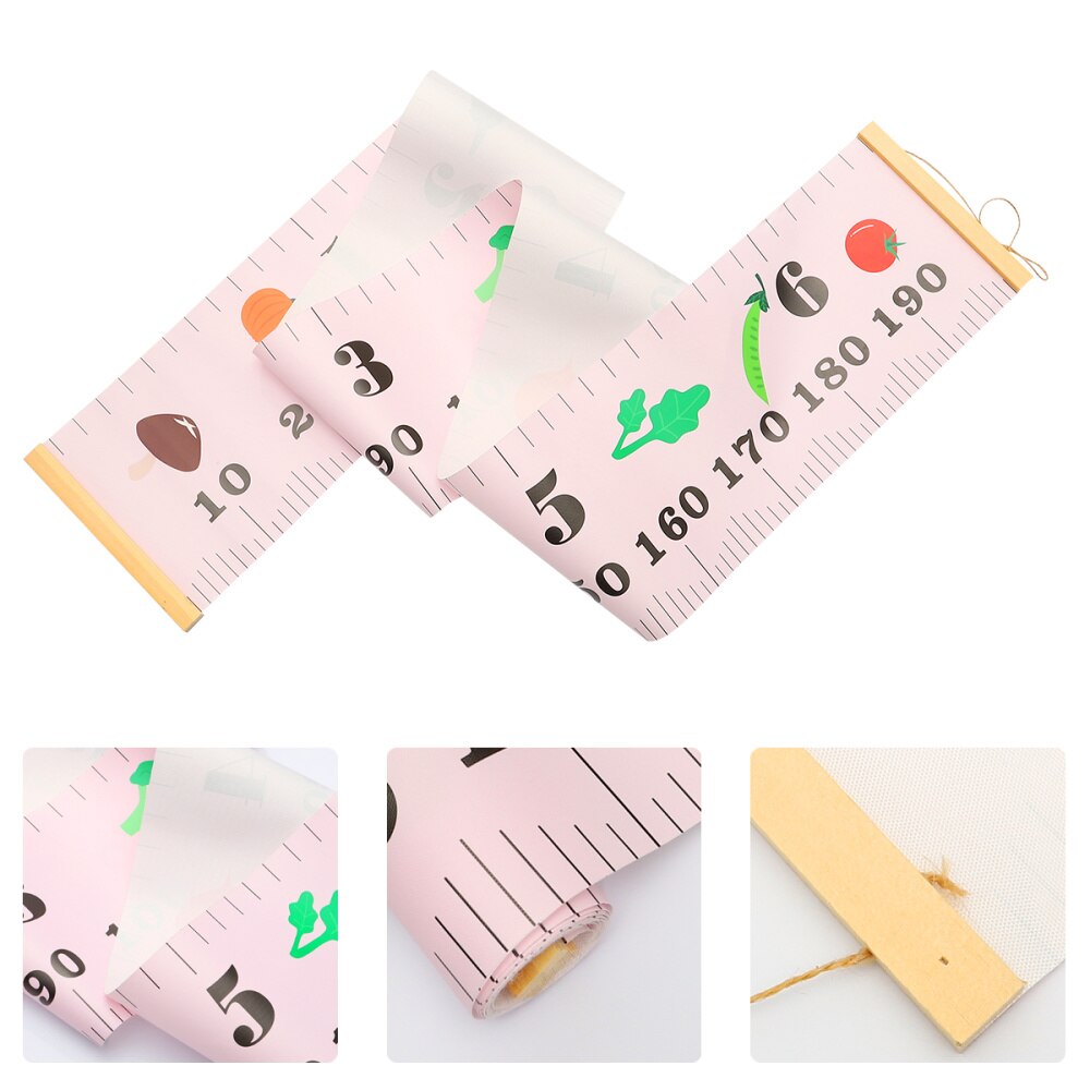 1pc Height Measuring Tape Cartoon Accurate Practical Kids Growth Chart Height Measurement Ruler for Kindergarten Home Children