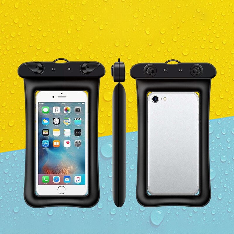 Waterproof Case Floating Airbag For Phone Underwater Snow Rainforest Transparent Dry Bag Swimming Pouch Big Phone Bag Sealed