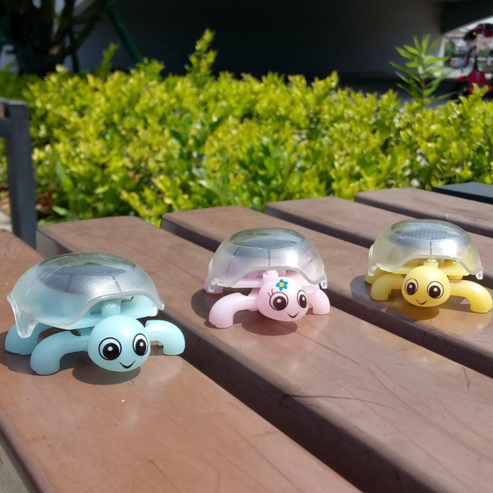 Novelty Fun Dier Speelgoed Solar Mini Creeper Schildpad Kinderen Vroege Onderwijs Speelgoed Voor Kinderen Solar Schildpad