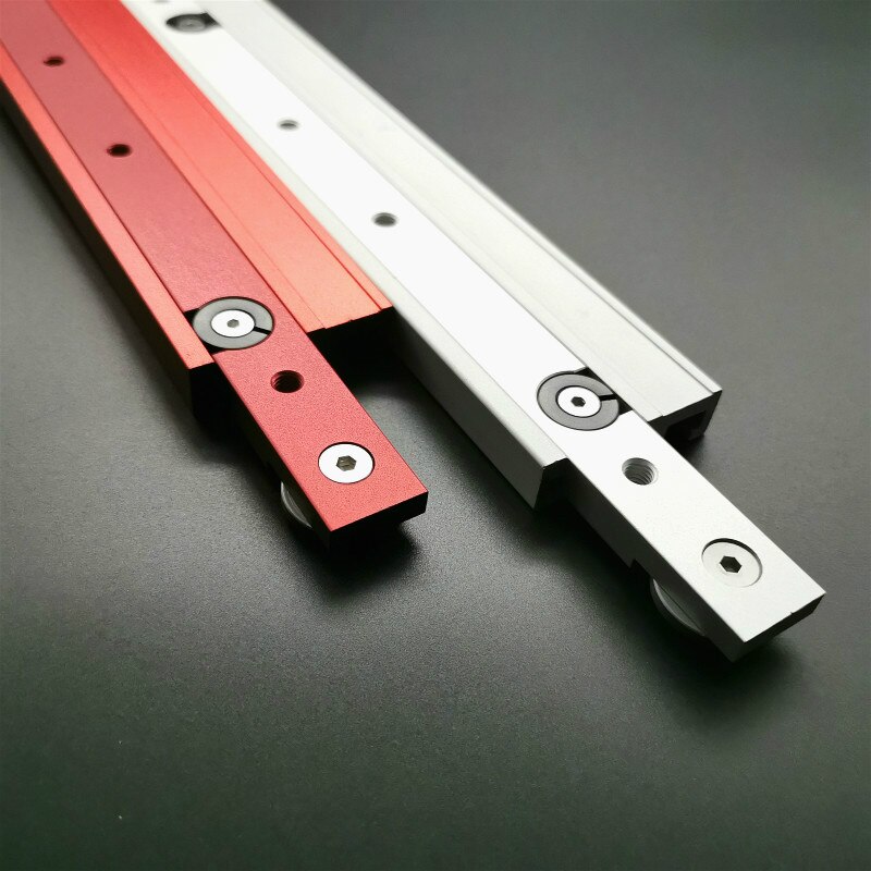 T Tracks Hardware Red Woodworking T Slot Slider Practical Pusher Modification Metal Miter Tool Bar Limit