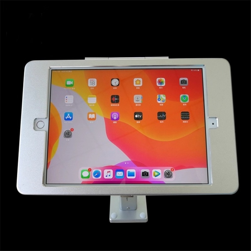 Fit for iPad POS Wall Mount Stand Desktop with Security Lock frame housing Anti-Theft holder for iPad 10.2" and 10.5" 7th Gen