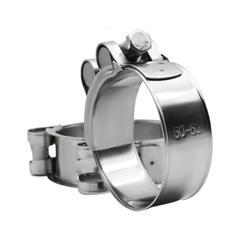 Stainless Steel Car Motocycle Muffler Silencer Clamp Hose silicone Exhaust Pipe Clamp