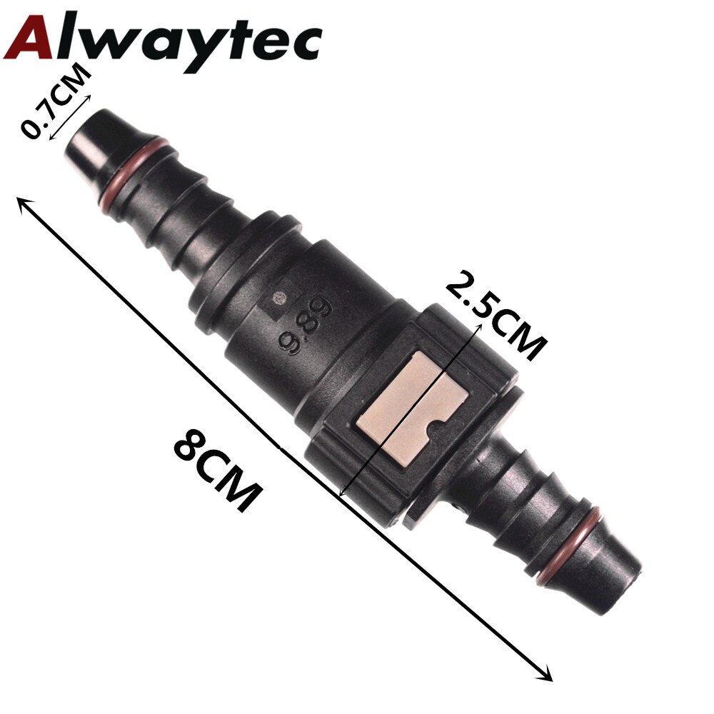 Fuel line Connector Including Hose fitting fuel line adapter and Male end piece