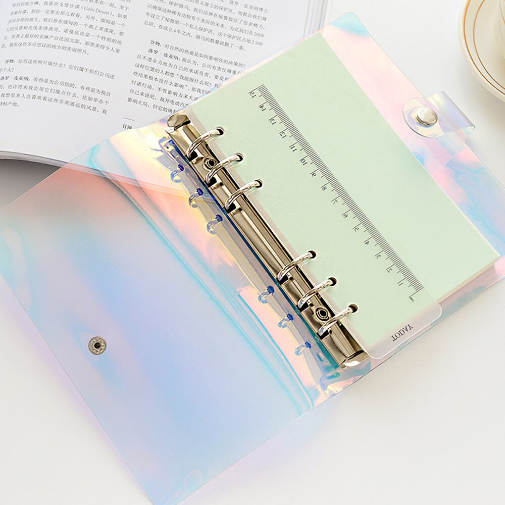 2pcs Dazzle Binder Paper Holder Portable Binder Multi-function Folder: Default Title