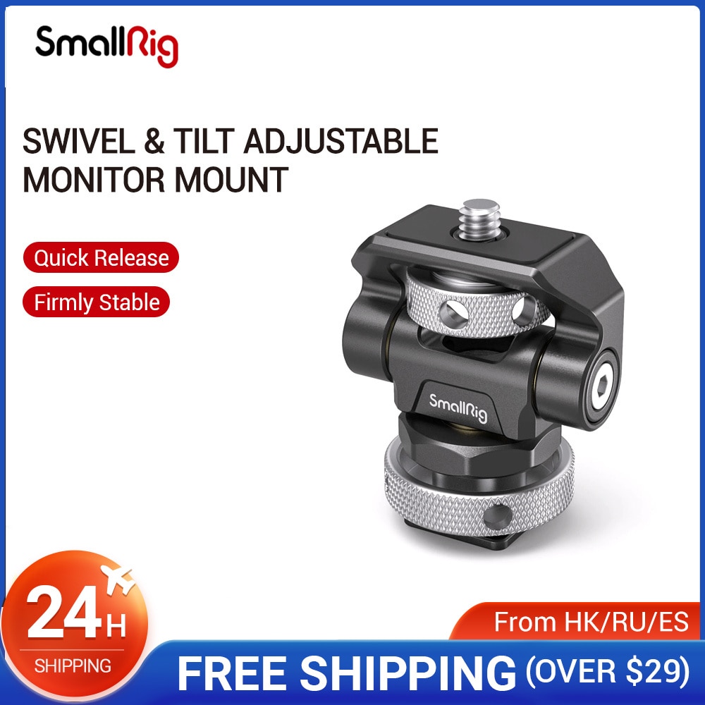 SmallRig – support de moniteur pivotant et inclinable, avec support pour chaussure froide, pour SmallHD/Atomos/Blackmagic Monitor/support d&#39;écran-2905
