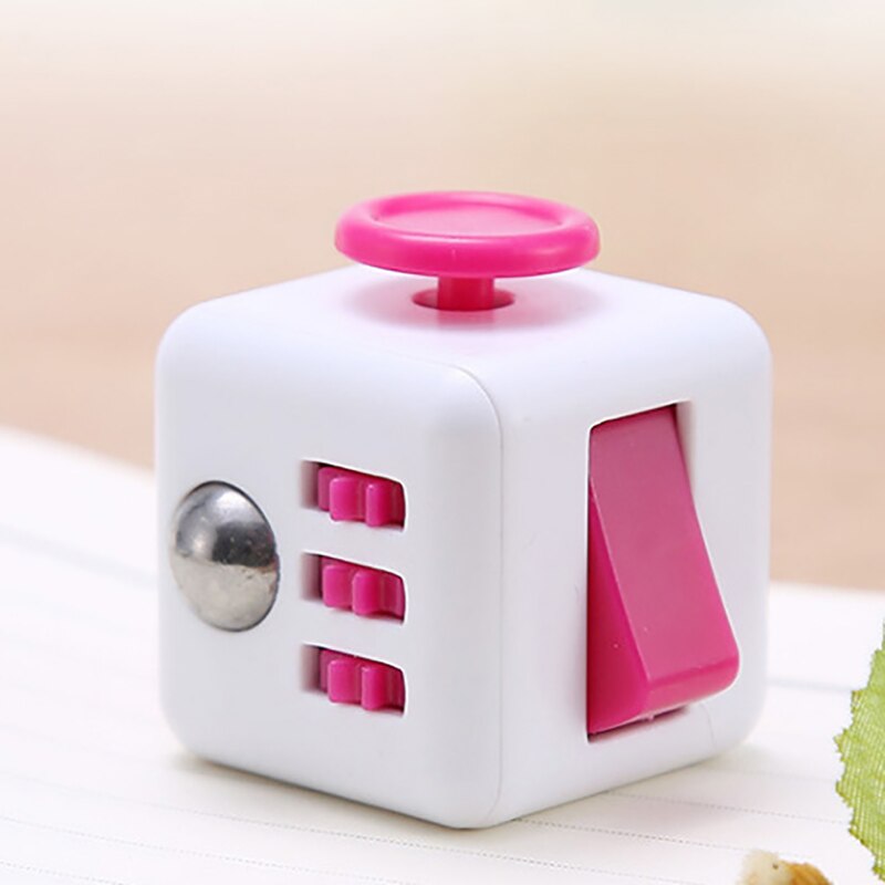 Squeeze Stress Reliever Cube Relieves Anxiety and Stress Juguet For Adults Children cube Desk Spin Toys