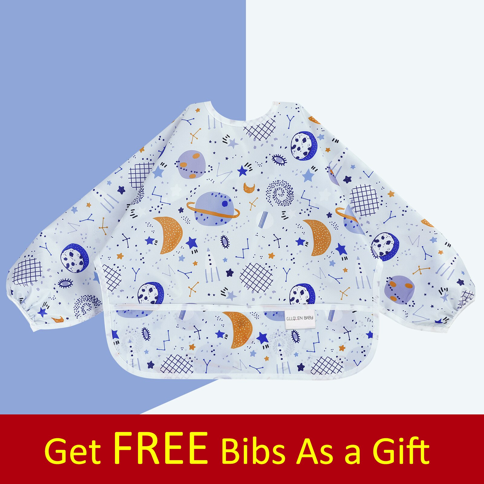 Baby Lätzchen Wasserdicht Kleinkind essen Werkzeug Langarm Neugeborenen Kunst Kittel Fütterung Lätzchen Schürze passen 6-24M Mit tasche Baby Bandana Lätzchen