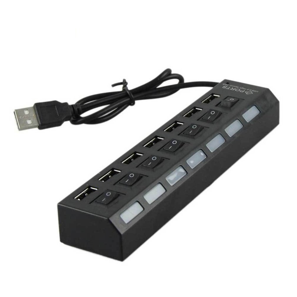 Multifunctional 7-port Switch Usb 2.0 Hub Hub One Drag Seven Hub Binding Solution U2hb19