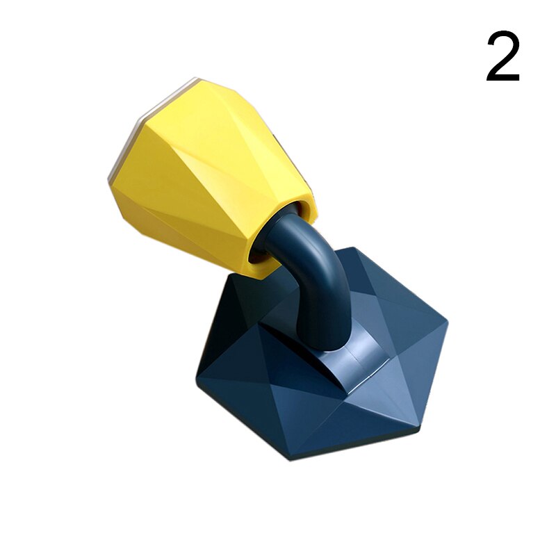 Tope de silicona para Tope de puerta, adhesivo para el hogar, parachoques de pared, práctico soporte de almohadilla protectora para el suelo, 1 unidad: Azul