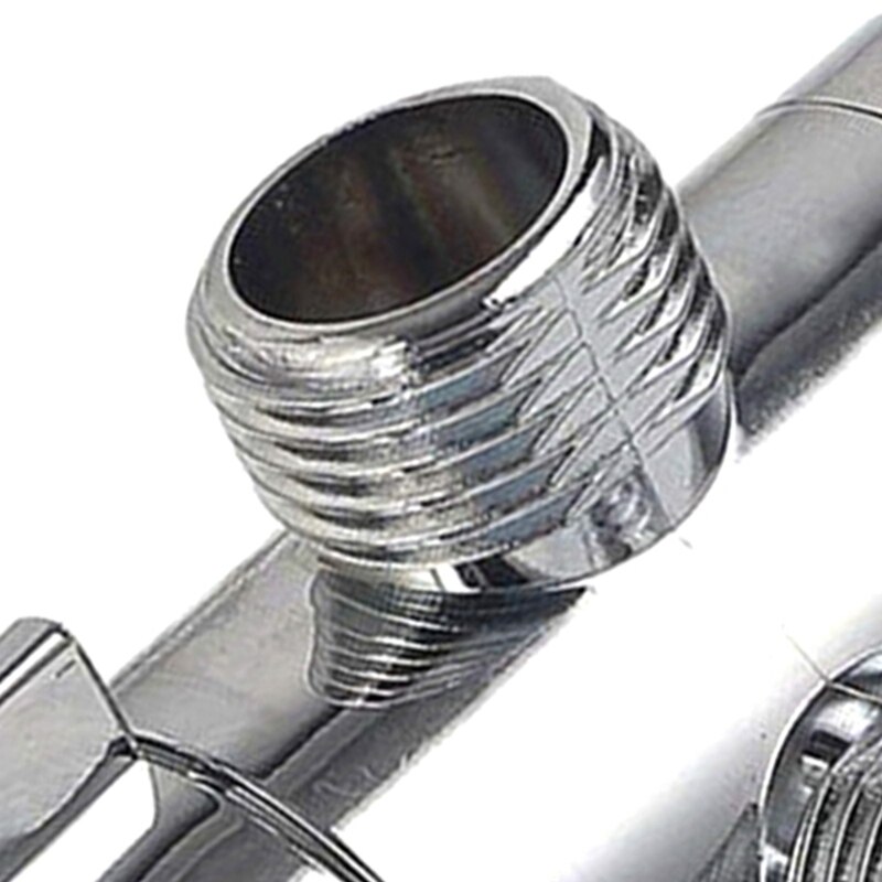 2Pcs 3 Way T Shape Adapter Connector for Angle Valve Hose Bath Shower Faucet Arm Toilet Diverter Hose