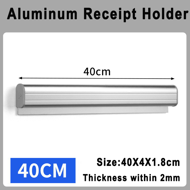 Kitchen Ticket Holder Restaurant Order Holder Slide Check Rack Paper Tab Clip Display Organizer Guest Receipt Bill Hanging Rack: light green / 1-tier