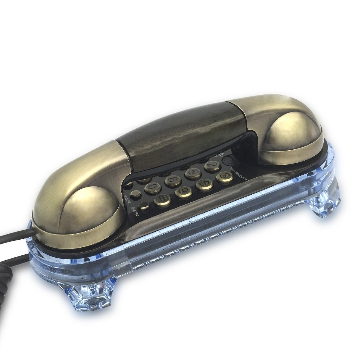 Antique Retro Wall Mounted Telephone Corded Phone Landline Telephone for Home Hotel