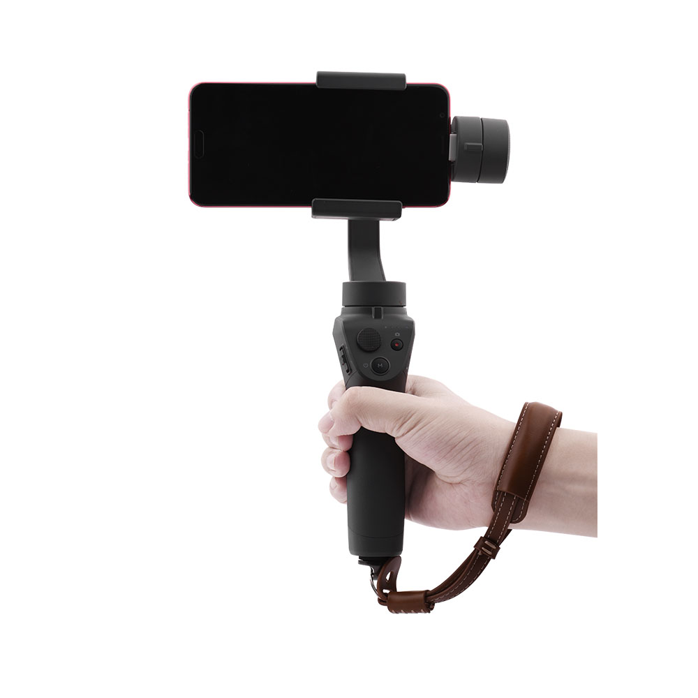 Dragonne pour DJI OSMO Mobile 2 3 cardan Zhiyun lisse 4 Feiyun Vimble Vlog Pocket Moza stabilisateur support protecteur: brown