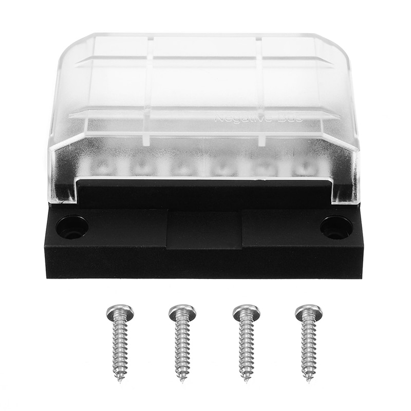 1Set DC32V 100ABus Bar 12P Terminal Bus Bar 100A Wire Block Ground Distribution for Car Truck RV Boat Ship Fuse Block