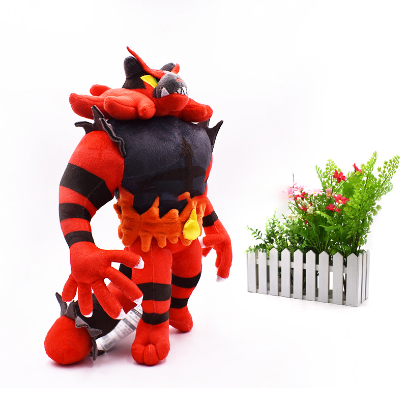 2 arten Ebene Puppen Litten Evolution Alola Incineroar Solgaleo Lunala SONNE/MOND Gefüllte Plüsch Puppe Weiche Heißer Spielzeug 20 cm-33 cm