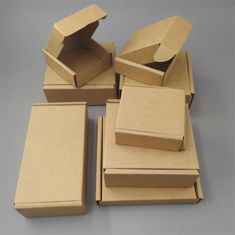 11.2*7.5*3cm Postal Cardboard Boxes Small Parcel Brown Mailing Box