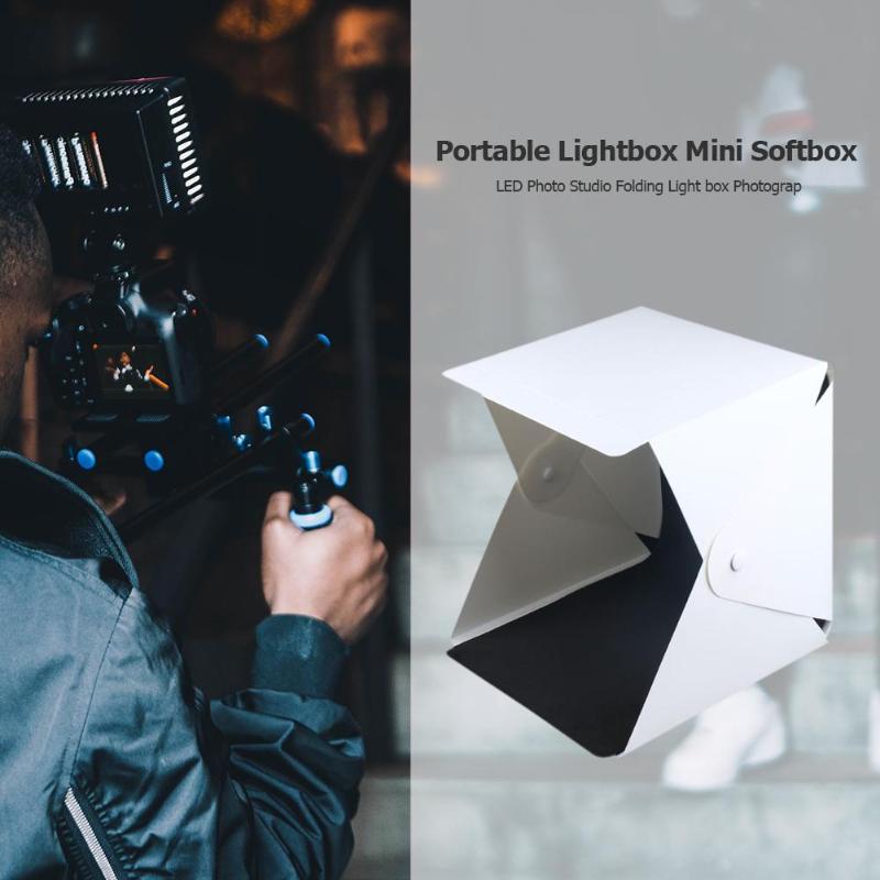 Portable LED Mini 20 perles photographie Photo Lightbox Studio Softbox pour appareil Photo adapté à la prise de vue des téléphones mobiles artisanat