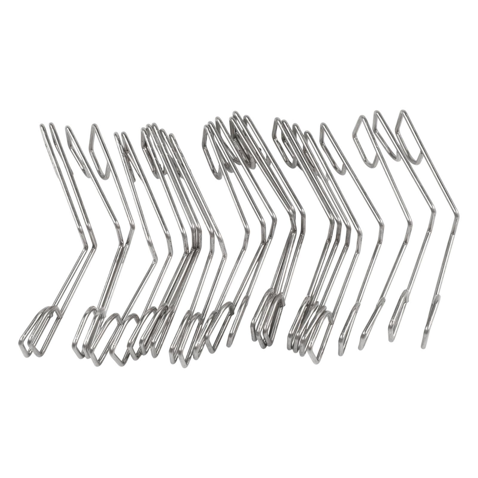 25/50PCS Zaun Panel Clip Edelstahl Zaun Panel Keile Stop Rasseln & Genießen Frieden Splitter Garten Werkzeug Zubehör
