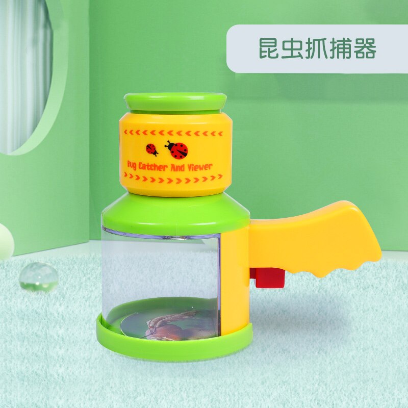 Children's Butterfly Insect Animal Observation Box Insect Collector Insect Collection Box Experimental Biological Bucket Outdoor: Light Green