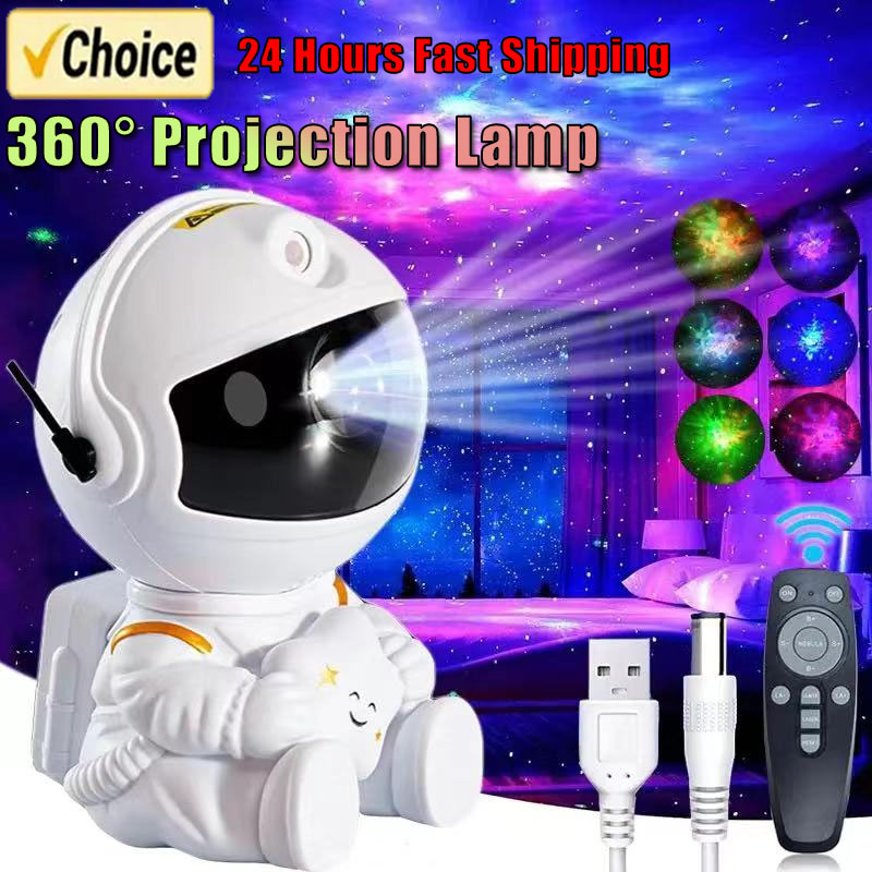 Sternprojektor, Galaxie-Nachtlicht, Astronaut, Weltraumprojektor, Sternenneebel, Decke, LED-Lampe für Schlafzimmer, Zuhause, dekoratives Kindergeschenk
