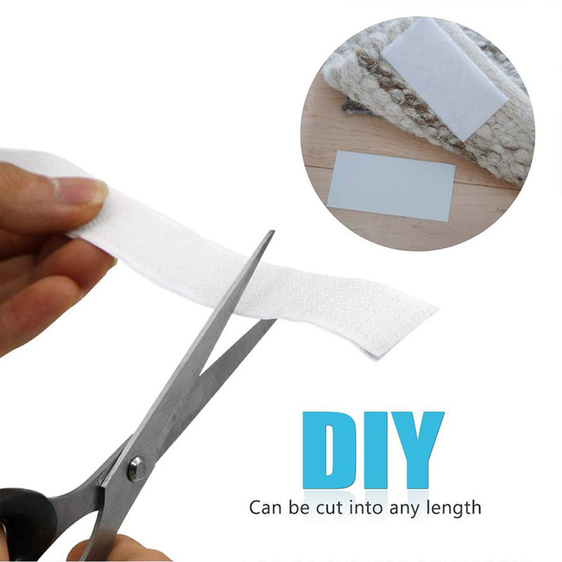 Belcro, 1-25M Correa Tiras De  Cinta Autoadhesiva Auto Adhesivo De Gancho y Bucle, Negro, Blanco, Casa, Bricolaje, Grifo Mágico, Pegatinas De Pegamento Muy Fuerte , Correa Adhesiva Costura Organizador Muy Fuerte