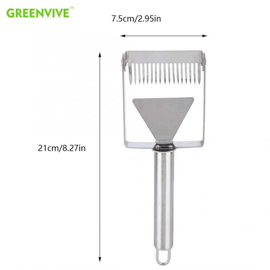 Beekeeping Equipment Multifunction Stainless steel uncapping fork Honey Scraper 17 Needles Uncapping Knife bee keeping Tool