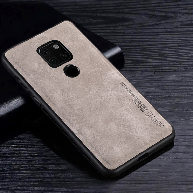 Classics Popular TPU Silicone case For Huawei Mate 20 20X 5G Pro Case leather For Huawei Nova 5i 5Z Pro Mate 30 Lite case: ABS / GRAY